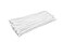 LOCKLOCK White Zip Ties 14 inch 100 Pack Clear 50 lb UV Resistant Cable Ties for Outdoor Use