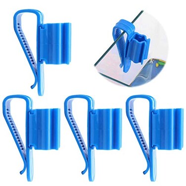 Xiaoyztan 4 Pcs Aquarium Filtration Bucket Mounting Clip MultiFunctional Adjustable Hose Holder