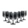 Yanglonghui 12 Ounce Plastic Wine Glasses Set Of 6Unbreakable Acrylic Wine GlassesReusable Colored Plastic Goblets StackableDishwasher Safe Bpa Free Ideal For Parties Grey 12 Ounce