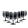 Yanglonghui 12 Ounce Plastic Wine Glasses Set Of 6Unbreakable Acrylic Wine GlassesReusable Colored Plastic Goblets StackableDishwasher Safe Bpa Free Ideal For Parties Grey 12 Ounce