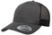Yupoong mens Yp Classics 5panel Retro Trucker Cap Hat Charcoal One Size US