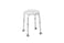 Drive Medical Shower Stool Adjustable Height Lightweight Aluminum Construction 300 Lb Weight Capacity Compact Tub Shower Seat Safety Bath Accessory White