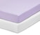 Everyday Kids 2Pack Fitted Crib Sheets 100 Soft Breathable Microfiber Baby Sheet Fits Standard Size Crib Mattress 28in x 52in White Nursery Sheet and Lavender Nursery Sheet