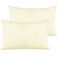 NTBAY Microfiber Toddler Pillowcases with Envelope Closure 2 Pack 100 Brushed Microfiber Super Soft Travel Kids Nursery Pillow Cases 14x20 Fits Pillows Sized 12x16 13x18 14x19 Ivory
