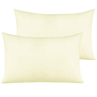 NTBAY Microfiber Toddler Pillowcases with Envelope Closure 2 Pack 100 Brushed Microfiber Super Soft Travel Kids Nursery Pillow Cases 14x20 Fits Pillows Sized 12x16 13x18 14x19 Ivory
