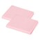American Baby Company 2 Pack 100 Cotton Percale Fitted Nap Mat Sheet with Elastic Corners 24 x 48 x 4 Soft Breathable Rest Mat Sheet or Nap Mat Cover for Daycare Preschool Pink