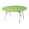 Kwik-Covers KwikCovers 60 Round Fitted Plastic Table Covers 5 Pack Lime Green