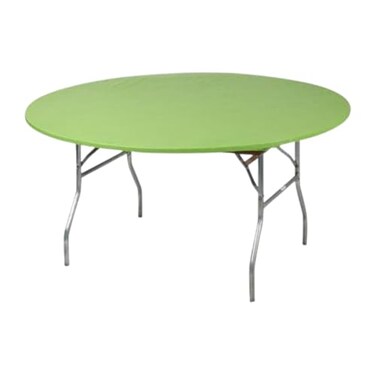 Kwik-Covers KwikCovers 60 Round Fitted Plastic Table Covers 5 Pack Lime Green