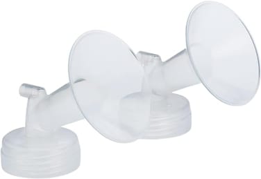 Motif Medical Luna Breast Pump Flange Comfortable Breast Pump Flanges for Better Milk Flow Pumping Ease Ideal Flange Insert for Breastfeeding Moms 2 Shields 19 mm