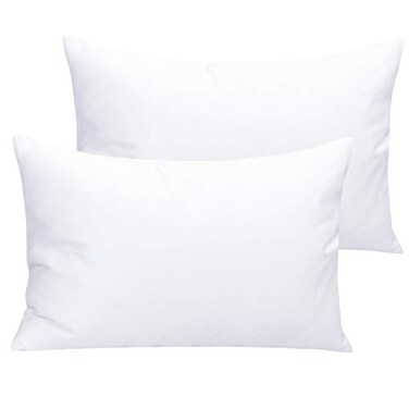 NTBAY Microfiber Toddler Pillowcases with Envelope Closure 2 Pack 100 Brushed Microfiber Super Soft Travel Kids Nursery Pillow Cases 14x20 Fits Pillows Sized 12x16 13x18 14x19 White