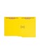 ملف تخزين Smead End Tab Statter ShelfMaster Reinforced StraightCut Tab 2 Statters بحجم الرسائل، أصفر، 50 قطعة في العلبة، 25940