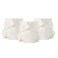Esembly Cloth Diaper Inner Organic Cotton Fitted Diaper Soft UltraAbsorbant TrimFitting Layer to Pair with Waterproof Outer for BlowoutProof Diapering 3Pack Size 2 1835lbs