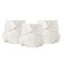 Esembly Cloth Diaper Inner Organic Cotton Fitted Diaper Soft UltraAbsorbant TrimFitting Layer to Pair with Waterproof Outer for BlowoutProof Diapering 3Pack Size 2 1835lbs