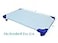 American Baby Company 2 Pack 100 Natural Cotton Percale Cot Sheets for Daycare Standard Size 23 x 51 Soft Breathable Cot Sheets for Daycare and Preschool Blue