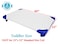 American Baby Company 2 Pack 100 Natural Cotton Percale Toddler Cot Sheets 23 x 40 Soft Breathable Cot Sheets for Daycare and Preschool White