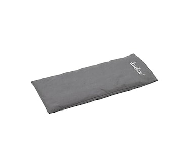 Wellrox Weighted Eye Pillow Flaxseeds Lavender Eye Pillow Weighted for Restorative Yoga Meditation Stress Relief Microwave Heating Pad Cool Compress for Sinus Relief Grey Unscented