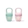 OXO Tot Silicone SelfFeeder 2 Pack Opal and Blossom