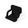 Trademark Innovations Portable Multiuse Adjustable Recliner Stadium Seat by Black