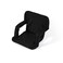 Trademark Innovations Portable Multiuse Adjustable Recliner Stadium Seat by Black
