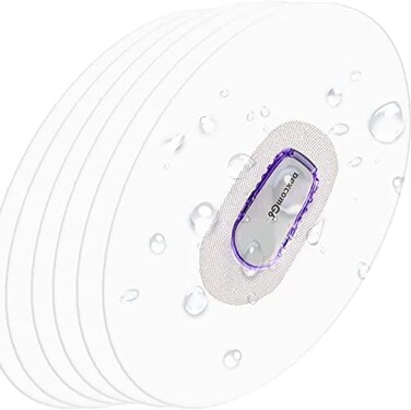 LiangMai Dexcom G6 Adhesive Patches55 Pack Waterproof Adhesive Patches for G6 Dexcom G6 Stickers Protect Your Sensors Continuously for 1014 DaysHypoallergenic Easy to Use