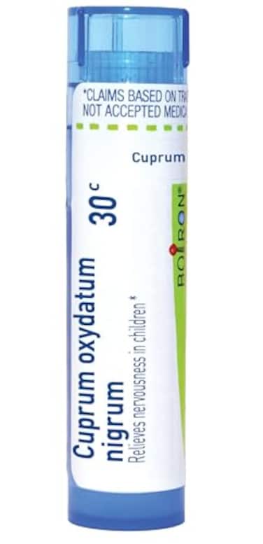 Boiron Cuprum Oxydatum Nigrum 30C for Nervousness in Children 80 Pellets