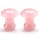 gemshan Mushroom Gua Sha Rose Quartz Mushroom Massage Tool for Muscle Relaxing Women Facial Skin Care