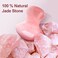 gemshan Mushroom Gua Sha Rose Quartz Mushroom Massage Tool for Muscle Relaxing Women Facial Skin Care