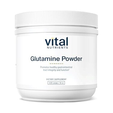 Vital Nutrients Glutamine Powder Healthy Gastrointestinal Tract Function Gluten Dairy Soy Free NonGMO 225g8 oz LGlutamine Powder