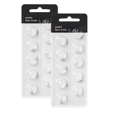 KH HAIKE for Oticon Hearing Aid SuppliesOpen Vent 6MM20PCSHearing Aid Domes