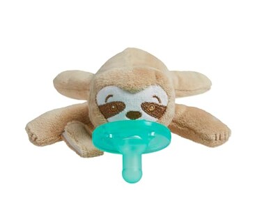 Philips Avent Soothie Snuggle Pacifier Holder with Detachable Pacifier Sloth 0m SCF34707