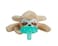 Philips Avent Soothie Snuggle Pacifier Holder with Detachable Pacifier Sloth 0m SCF34707
