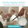 Vive Bendable Lotion Applicator for Your Back Easily Apply Sunscreen Self Tanner Moisturizer Cream to Feet Back Body Long Handled Shower Wand Brush for Women Men Reusable Washable