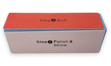 DreamCut 4Way Nail Buffer Block 4 Steps Sanding Polisher Washable Emery Buffing Tool for Professional Manicure and Pedicure