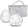 haakaa Milk Collector Set 75ml Shell Pump 75ml Milk Collector 750ml Steriliser Bag HandsFree Wearable Breast Pump Passive Silicone Milk Catcher for Breastfeeding Mom