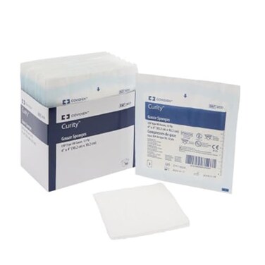 COVIDIEN Curity Gauze Sponges 4 x 4 Inch Case of 600