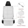 Meolsaek Car Seat Protector for Child Car Seat Durable 600D Fabric Waterproof Car Seat Cover with Thick Pad NonSlip BackingNo Imprints Light Gray2 pcs