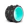 أسطوانة تدليك الرقبة والظهر من Chirp Wheel XR Knot Kneaker Foam Roller، لون نعناعي، 6 قطع