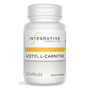 أسيتيل إل كارنيتين من شركة Integrative Therapeutics يدعم إنتاج الطاقة الخلوية لنمط حياة نشط، ويدعم وظائف الخلايا العصبية. نباتي، خالٍ من الغلوتين، 60 كبسولة.