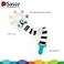 Sassy Rainbow Star Teether with Keeper Textured Silicone Teether for Teething Ages 3 Months and Up