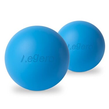 Aegero Massage Lacrosse Balls for Myofascial ReleaseYoga Deep Tissue MassageTrigger Point Therapy and Foot Plantar FasciitisMuscle Soreness Massager Ball 2Pack Blue