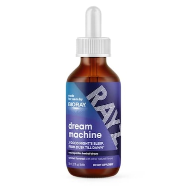 مشروب BIORAY RAYZ Dream Machine بنكهة الكراميل، 2 أونصة سائلة، لدعم الاسترخاء للمراهقين من عمر 12 إلى 18 عامًا