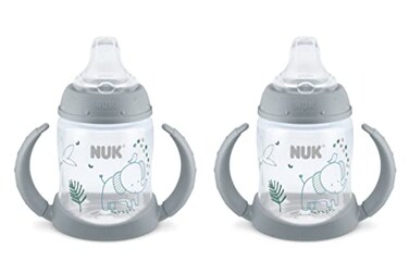 NUK Learner 5 ounce Sippy Cup Elephant Pack of 2