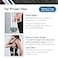 BodyMed Aluminum Crutches Tall Pair Adjustable Height 510 66 Lightweight Design Padded Underarm Cushions Hand Grips NonSlip Rubber Tips Supports Up to 300 Pounds