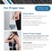 BodyMed Aluminum Crutches Tall Pair Adjustable Height 510 66 Lightweight Design Padded Underarm Cushions Hand Grips NonSlip Rubber Tips Supports Up to 300 Pounds
