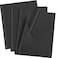 Artdly 100 Sheets Black Tissue Paper 14 x 20 Inches Black Wrapping Paper Bulk for Weddings Birthday DIY Project Christmas