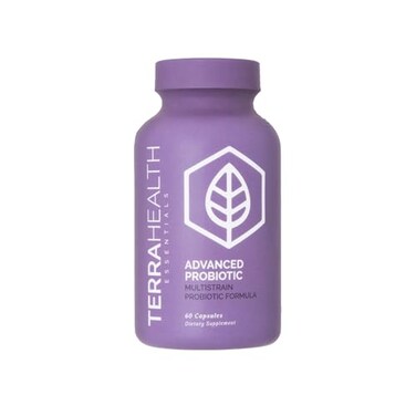 Terra Health Essentials Advanced Probiotics 50 Billion CFU Reduce Bloating Gas Immune Support 30Day Supply 60 Capsules