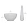 Apothecary Products Mortar and Pestle Bowl Mixer and Grinder for Medicine Porcelain 4 Oz