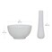 Apothecary Products Mortar and Pestle Bowl Mixer and Grinder for Medicine Porcelain 4 Oz