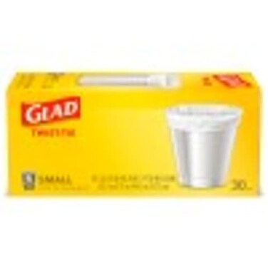 Glad Small Trash Bags 4 Gallon 30 Count Pack of 6
