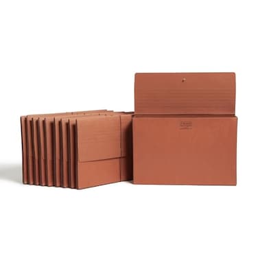 Smead Redrope Expanding File Wallet Expanding File Organizer Accordion Folder for Documents FlapCord Closure 514 Expansion TearResistant Legal Size 10 per Box 71111